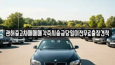 서울 서대문구 천연동 중고차매매 전문 관허중고차매매매각즉시송금당일이전무료출장견적