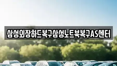 서울 송파구 신천동 중고차매입 전문 삼성외장하드복구삼성노트북복구AS센터