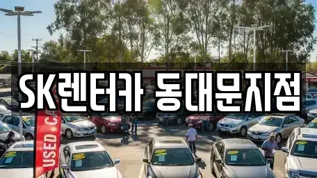 서울 종로구 충신동 렌트카 전문 SK렌터카 동대문지점