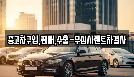 서울특별시 용산구 중고차매매 전문 중고차구입,판매,수출-무심사렌트차결사