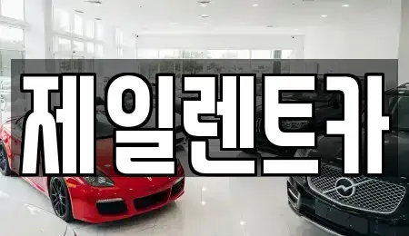 울산광역시 중구 교동 렌트카 전문 제일렌트카