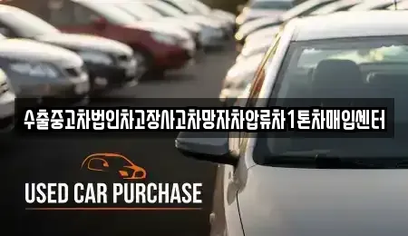 인천 강화군 내가면 중고차매입 전문 수출중고차법인차고장사고차망자차압류차1톤차매입센터