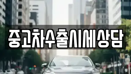 인천광역시 강화군 교동면 중고차매매 전문 중고차수출시세상담