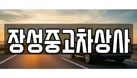 전라남도 장성군 황룡면 중고차 전문 장성중고차상사