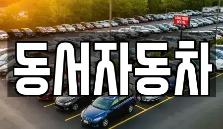 전북 무주군 무풍면 중고차 전문 동서자동차