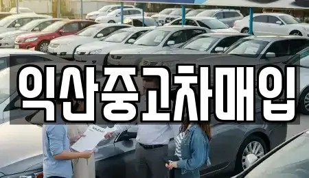 전북특별자치도 익산시 신동 중고차매입 전문 익산중고차매입
