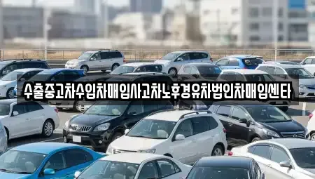 제주특별자치도 서귀포시 영남동 중고차 전문 수출중고차수입차매입사고차노후경유차법인차매입센타